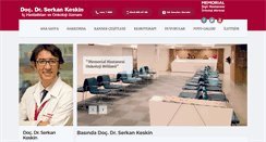 Desktop Screenshot of drserkankeskin.com