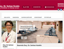 Tablet Screenshot of drserkankeskin.com
